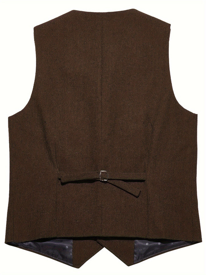 Quentin | Refined Herringbone Waistcoat