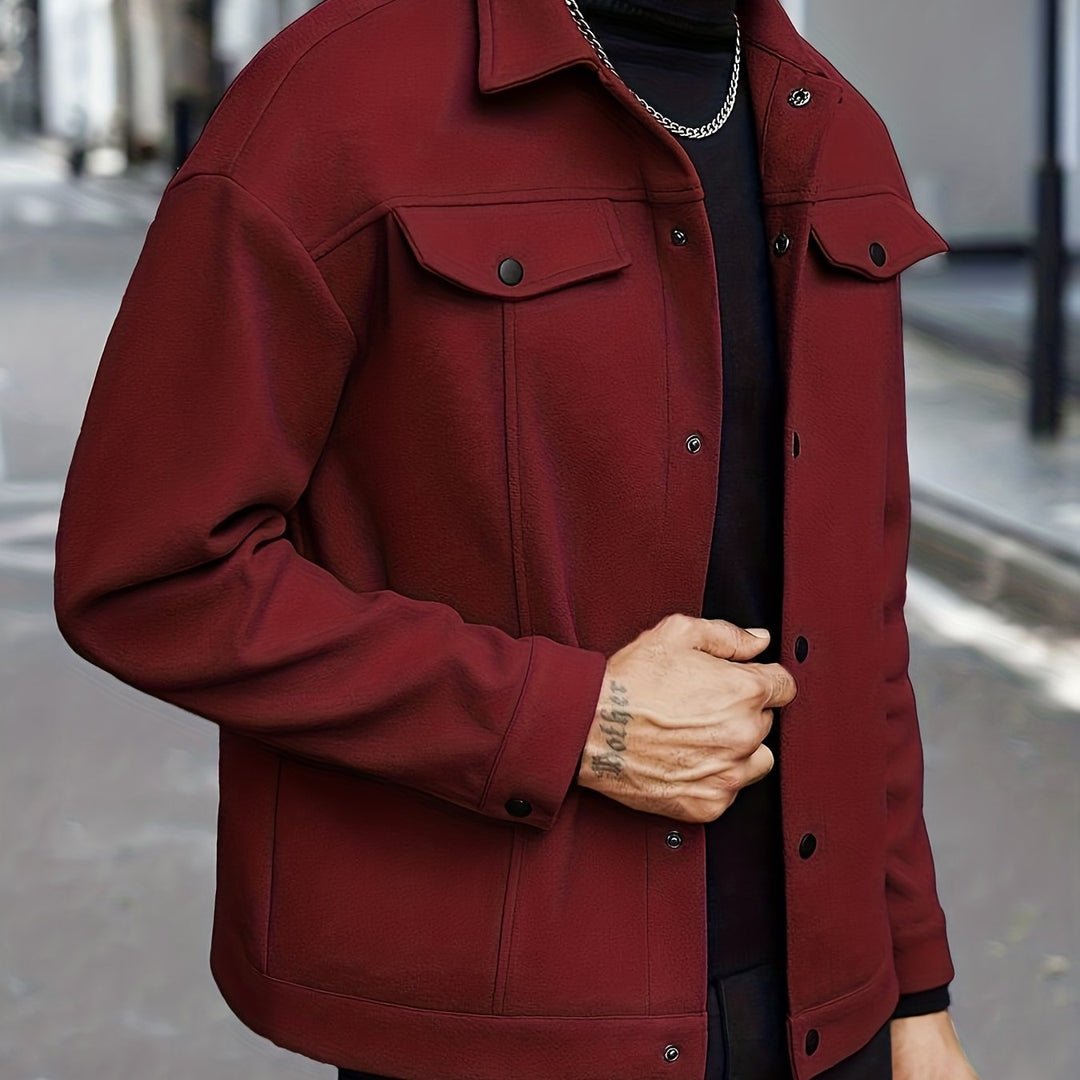 Darryl | Modern Snap-Button Jacket