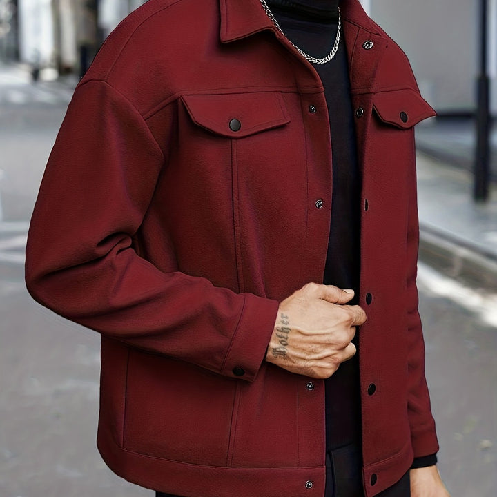 Darryl | Modern Snap-Button Jacket