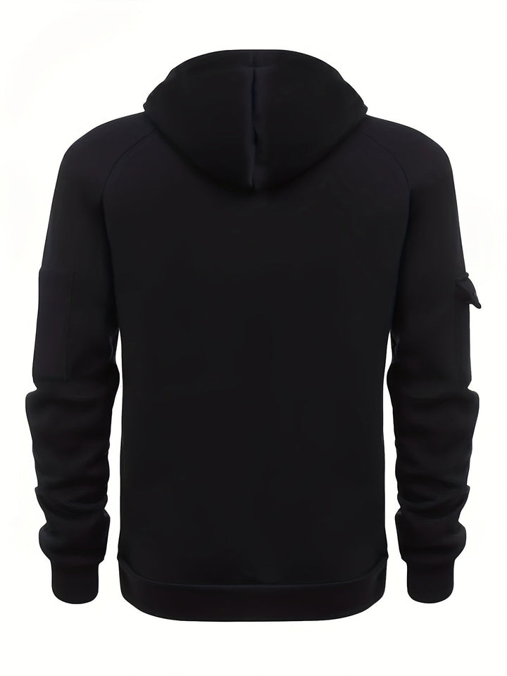 Vincent | Rugged Quarter-Zip Hoodie