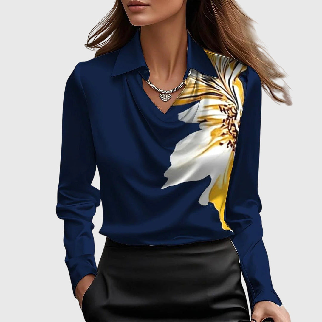 Juliana | Draped Elegant Blouse