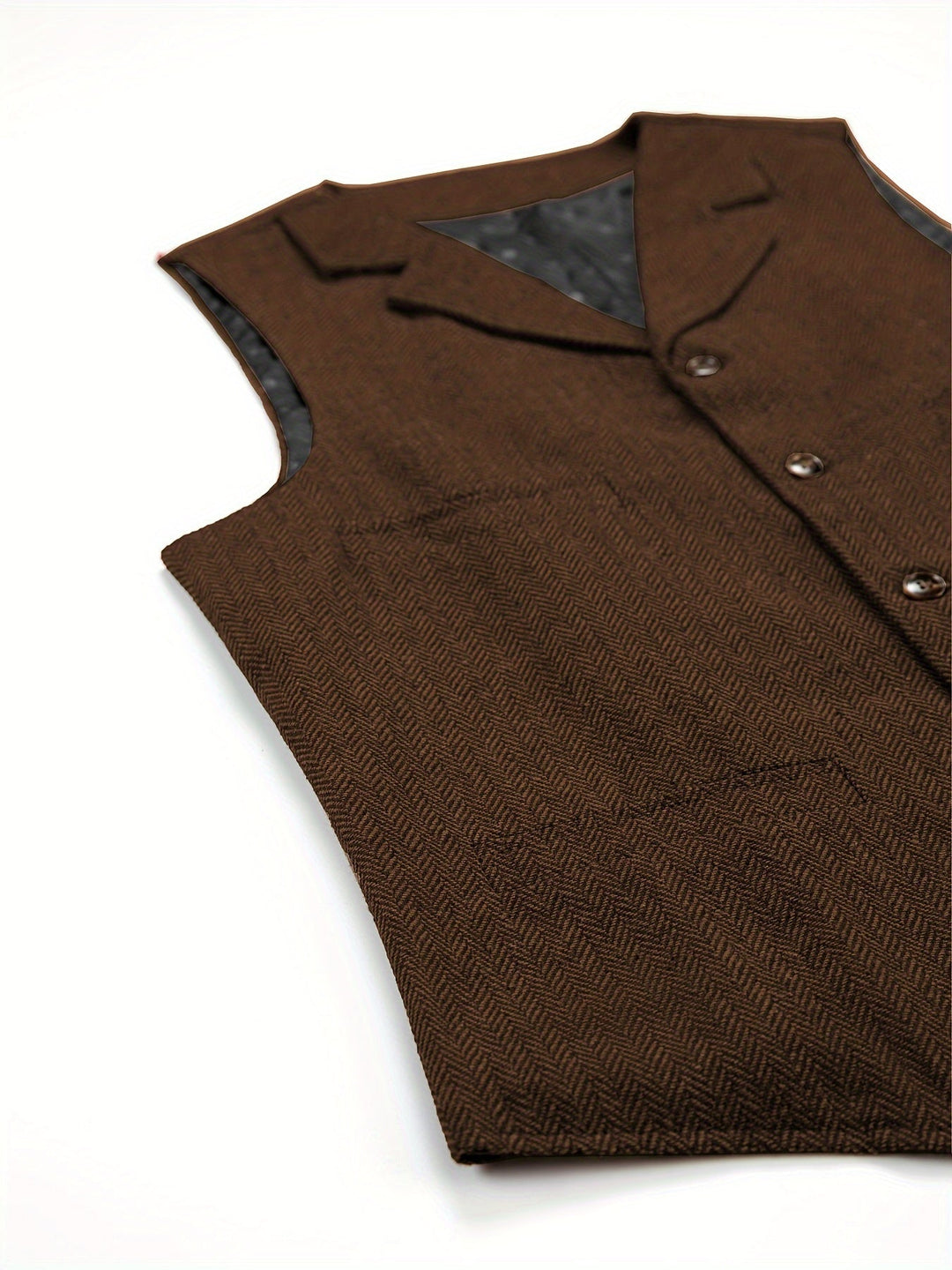 Miles | Heritage Herringbone Vest