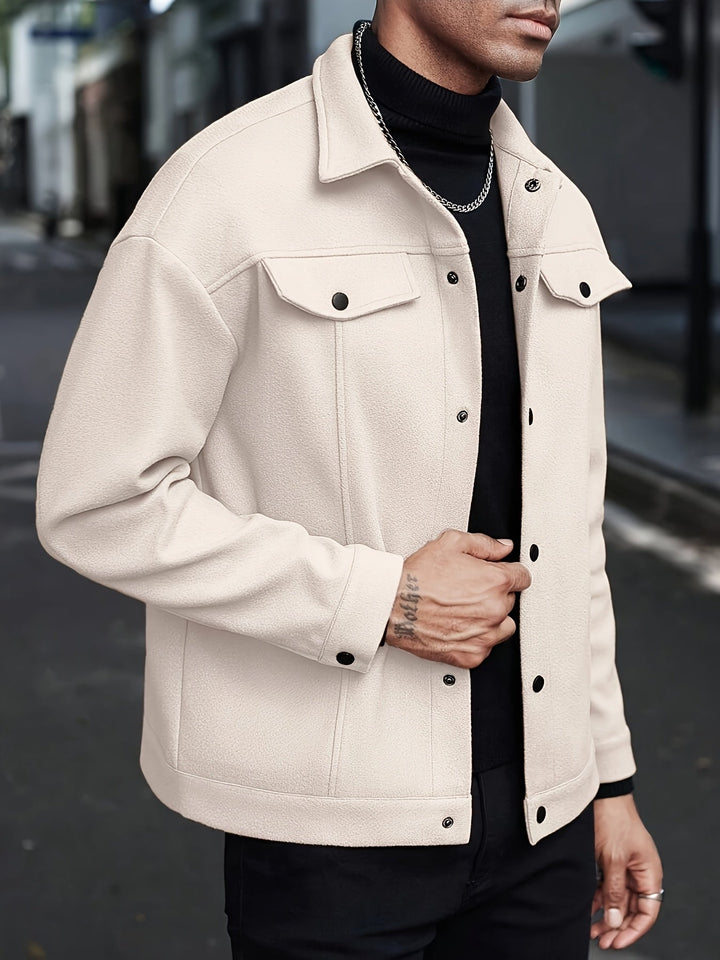 Darryl | Modern Snap-Button Jacket