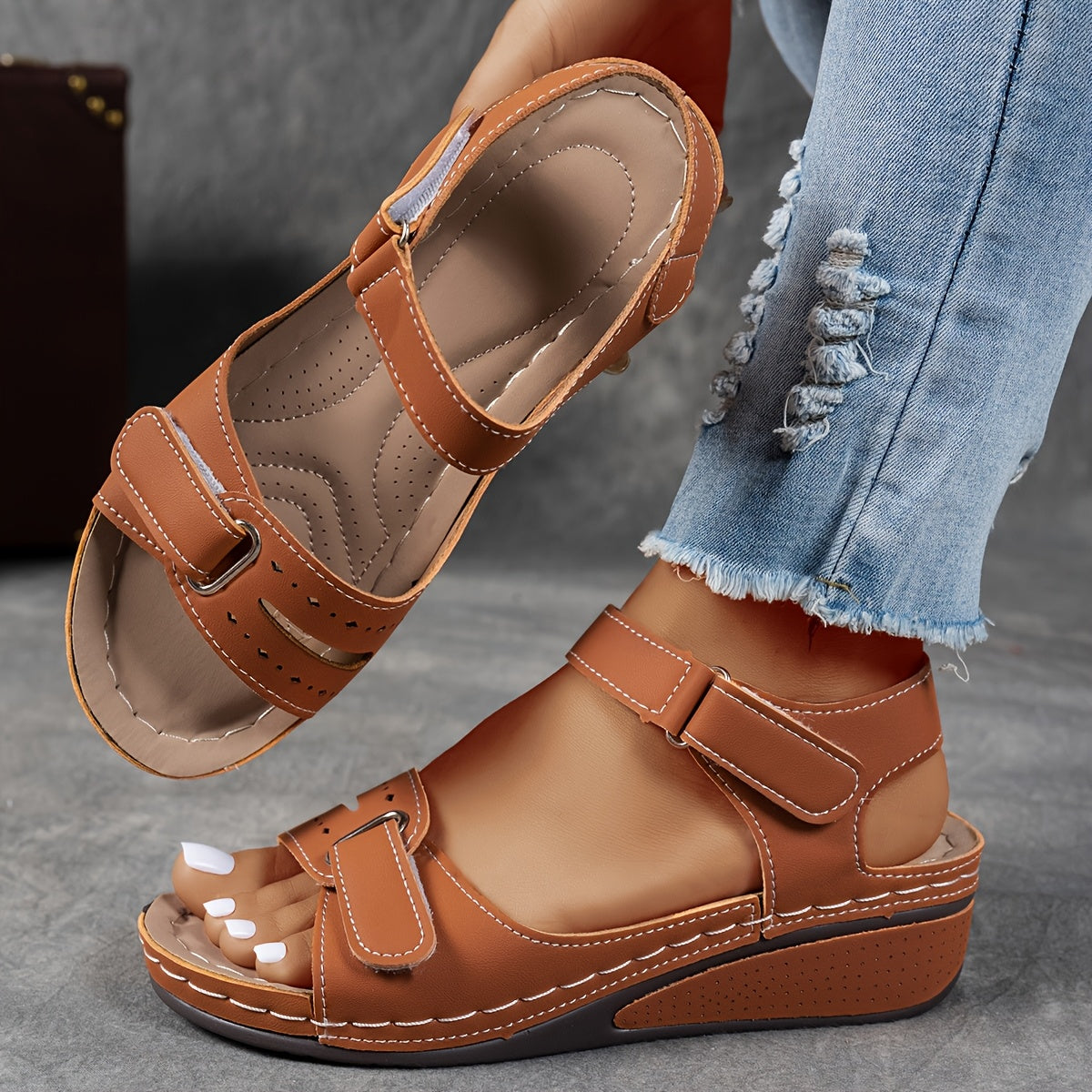Women's Supportive Flexible Open Toe Sandals