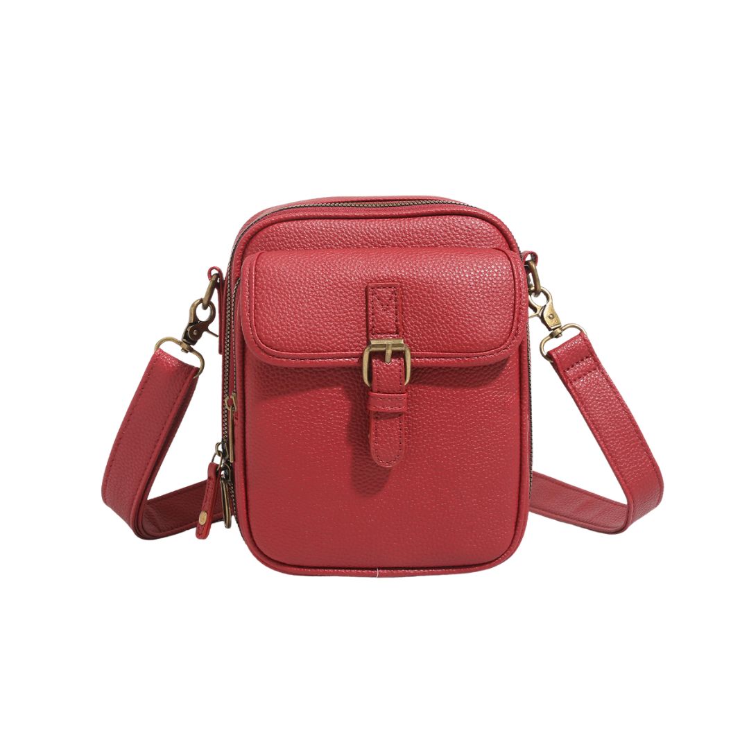 Women's Built-In Wallet Shoulder Bag
