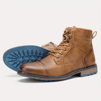 Mario | Refined Cap-Toe Ankle Boots