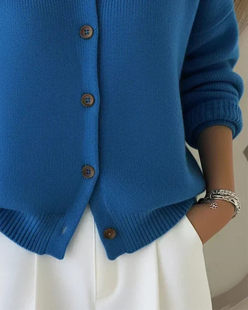 Carissa | Button Collar Cardigan