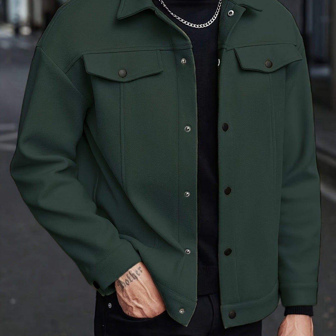 Darryl | Modern Snap-Button Jacket
