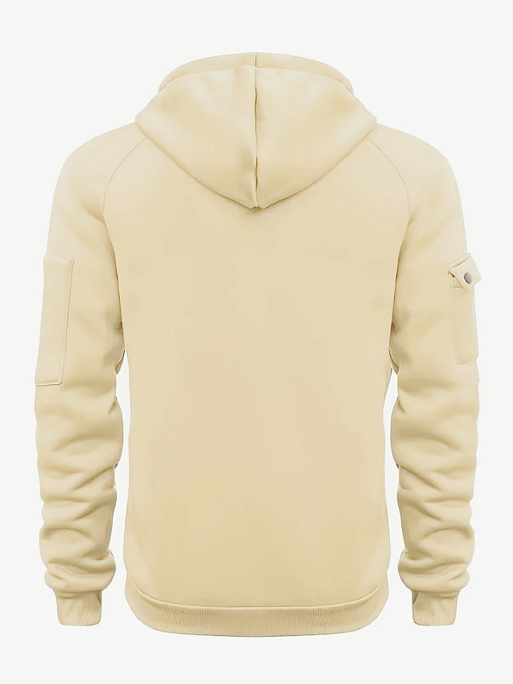 Vincent | Rugged Quarter-Zip Hoodie