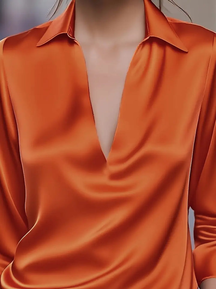 Eva | Premium V-Neck Blouse