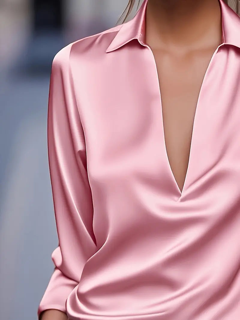 Eva | Premium V-Neck Blouse
