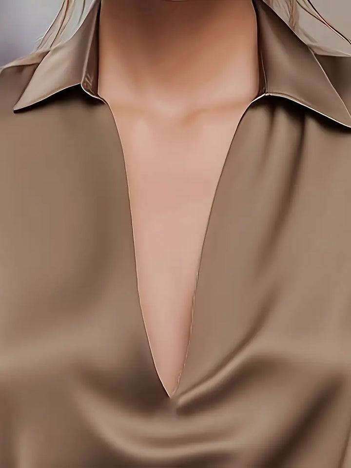 Eva | Premium V-Neck Blouse