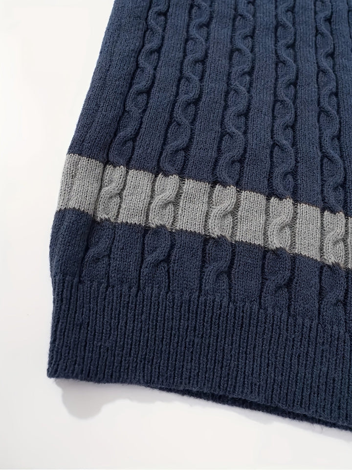 Spencer | Classic Cable-Knit Pullover