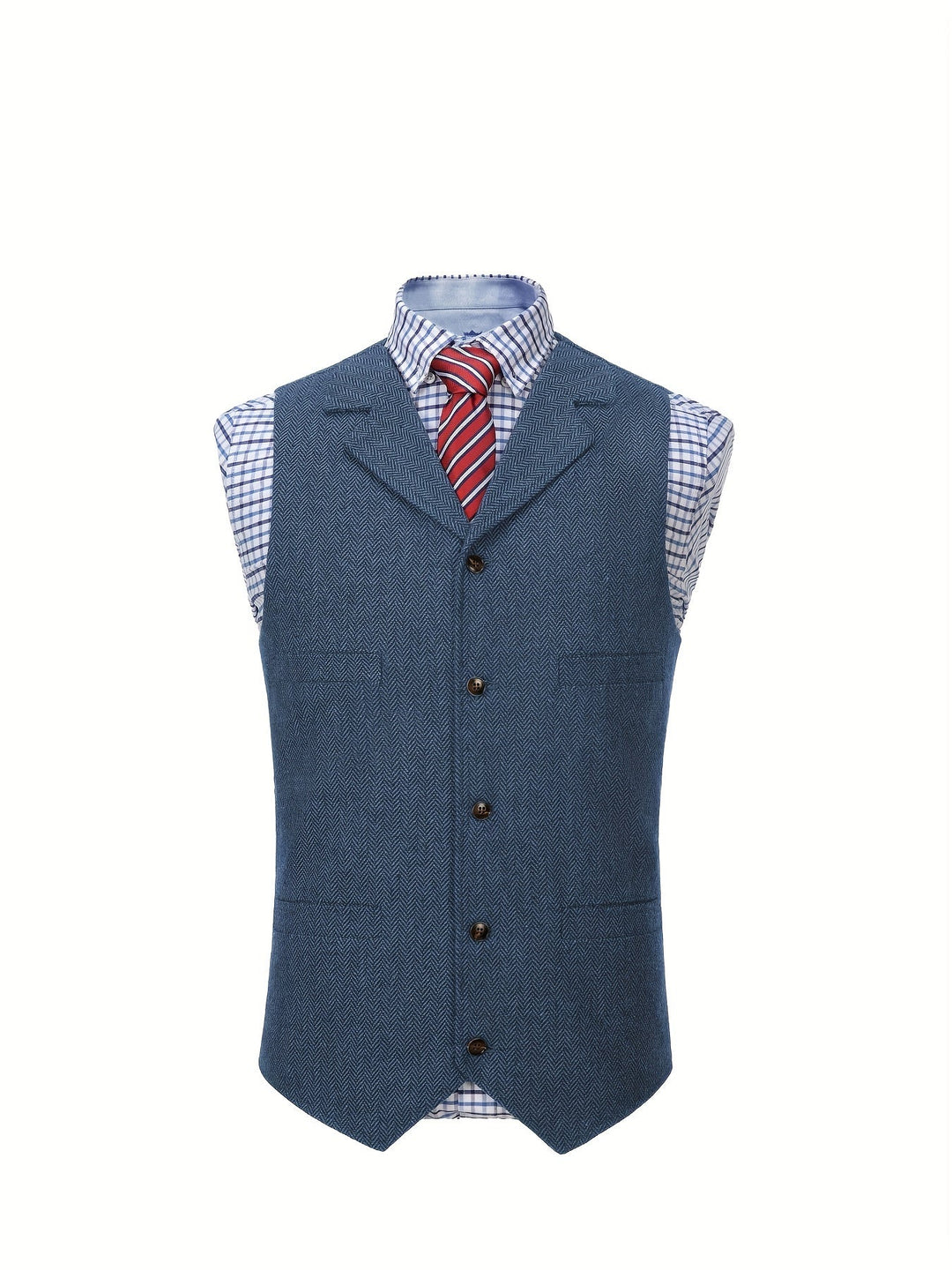Miles | Heritage Herringbone Vest