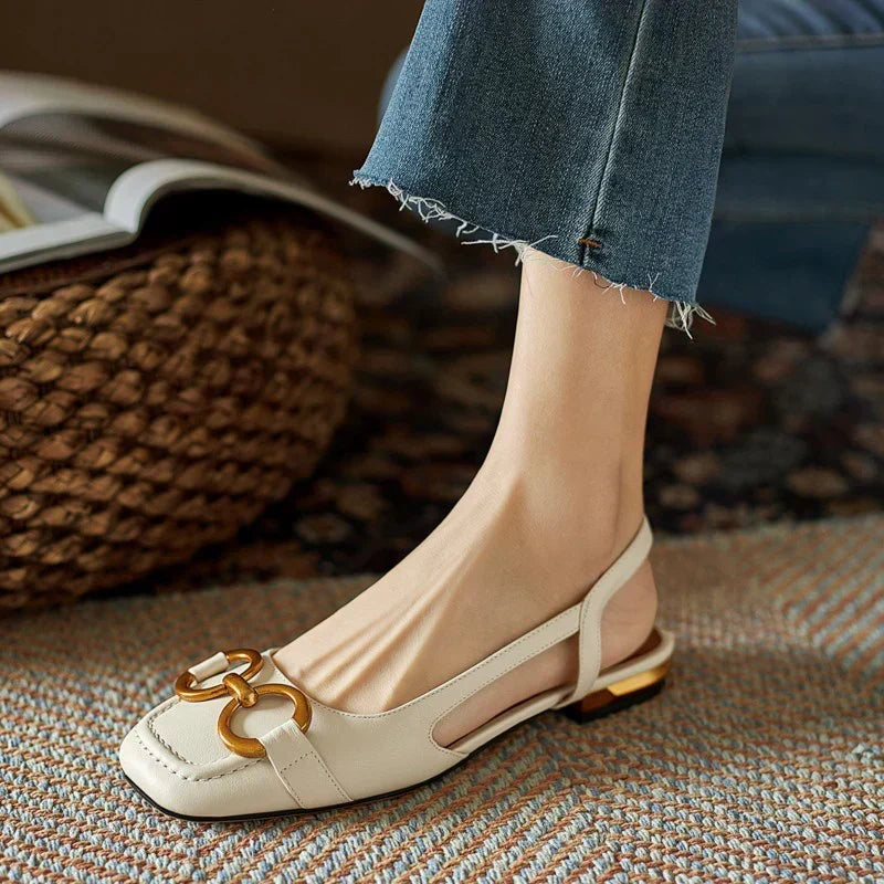 Women's Cushioned Adjustable Buckle Slide Sandals