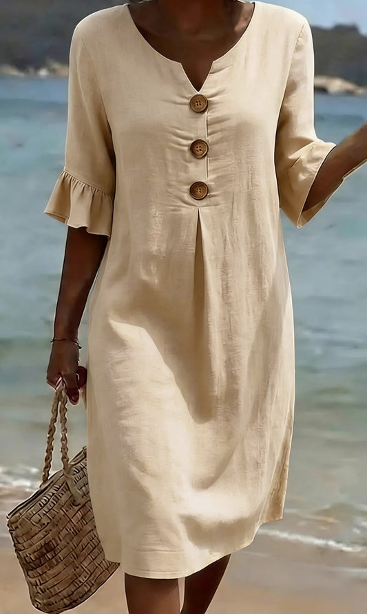 Women's Dainty Floral Loose Cut Day Dress