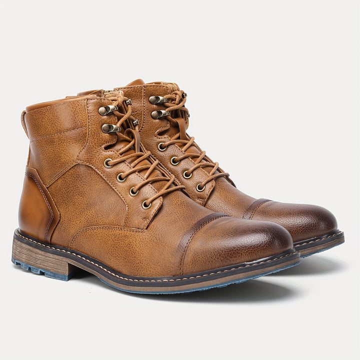 Mario | Refined Cap-Toe Ankle Boots
