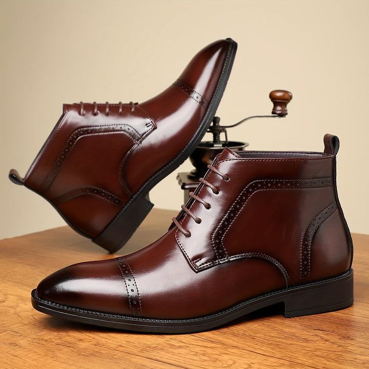 Jimmie | Refined Cap-Toe Ankle Boots