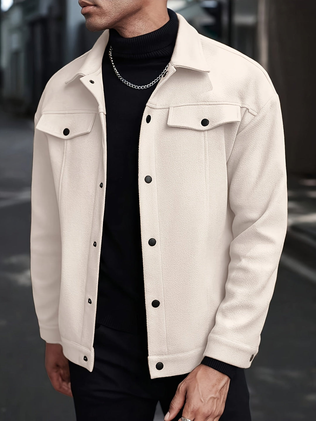 Darryl | Modern Snap-Button Jacket