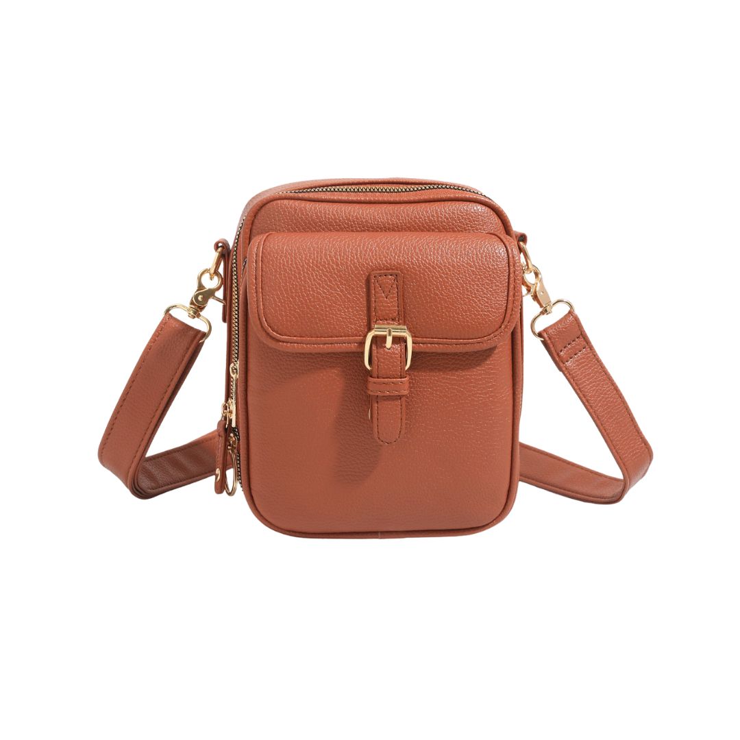 Women's Built-In Wallet Shoulder Bag