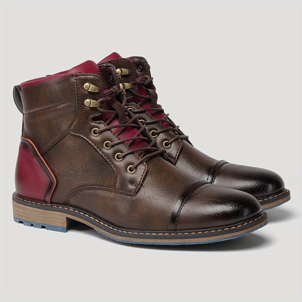 Mario | Refined Cap-Toe Ankle Boots