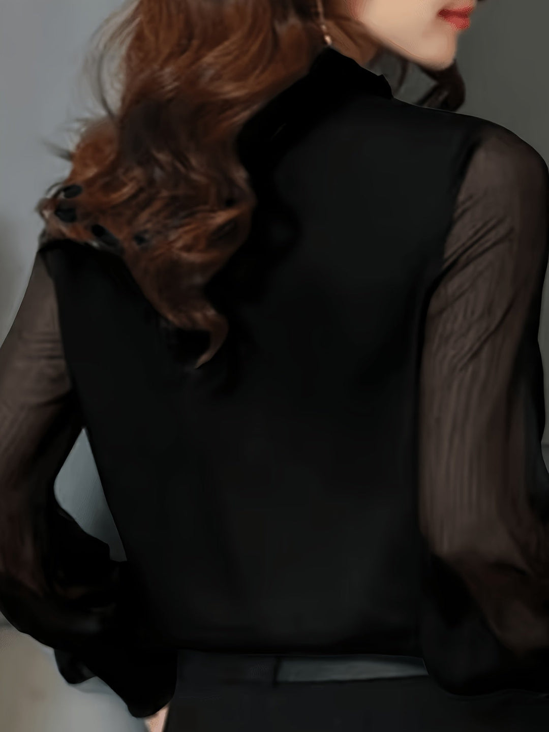 Ethel | Stand-Collar Blouse