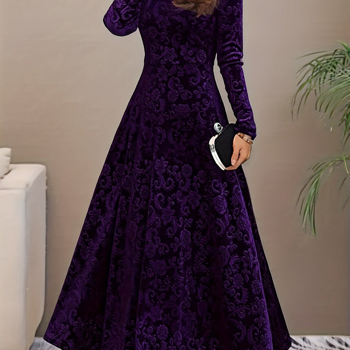 Christy | Elegant Long-Sleeve Midi Dress