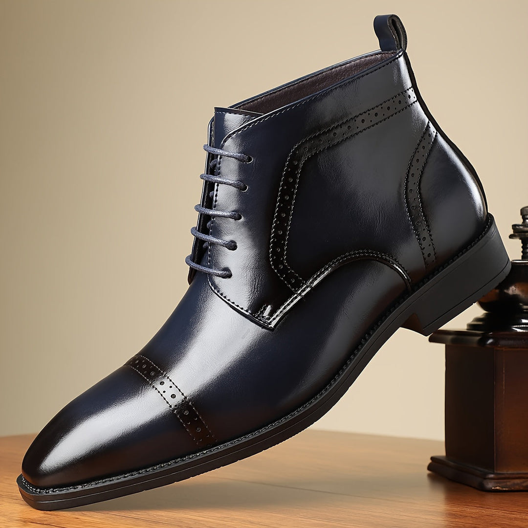 Jimmie | Refined Cap-Toe Ankle Boots