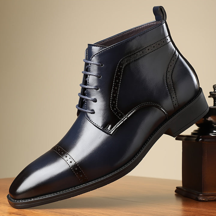 Jimmie | Refined Cap-Toe Ankle Boots