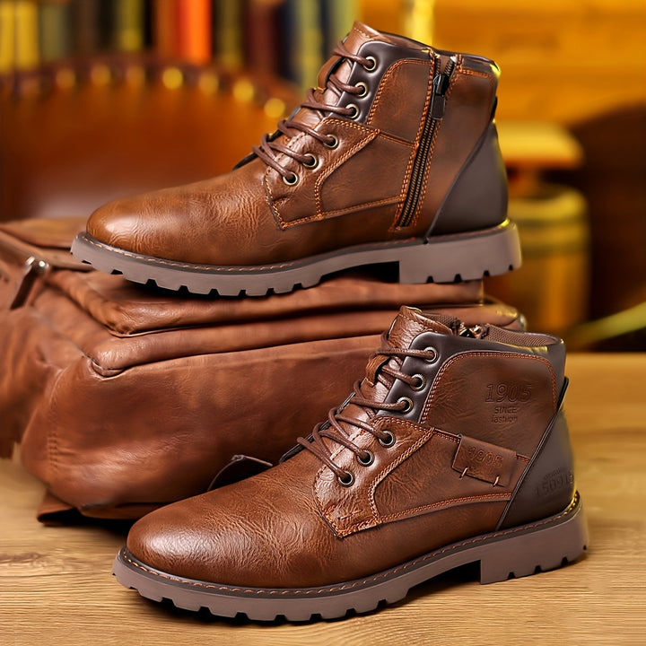 Blake | Rugged Lace-Up Ankle Boots