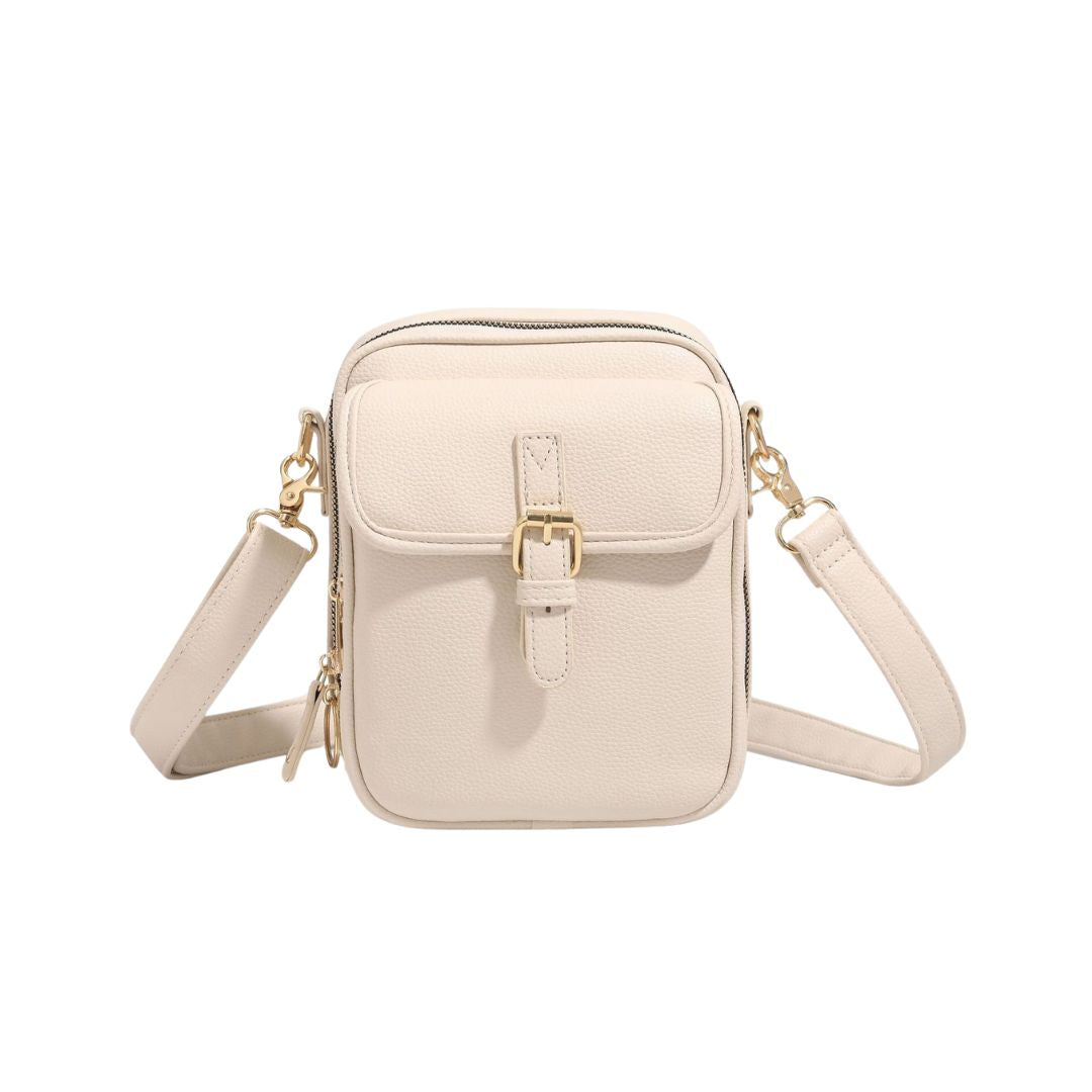 Women's Built-In Wallet Shoulder Bag