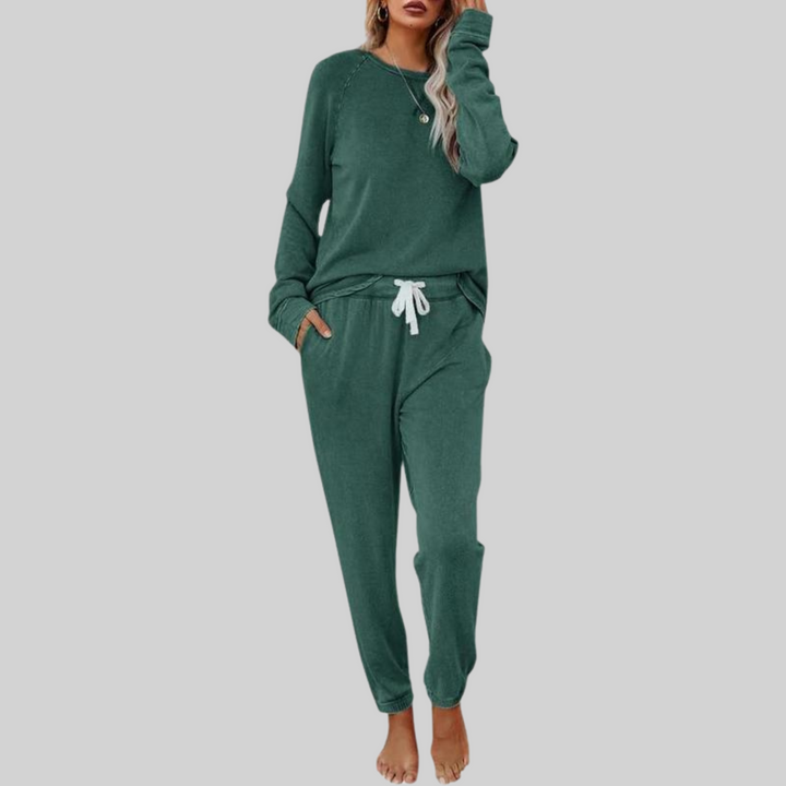 Leanna | Casual Long Sleeve Sweatsuit Set