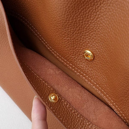 Women's Vertical Multi-Pocket Shoulder Bag