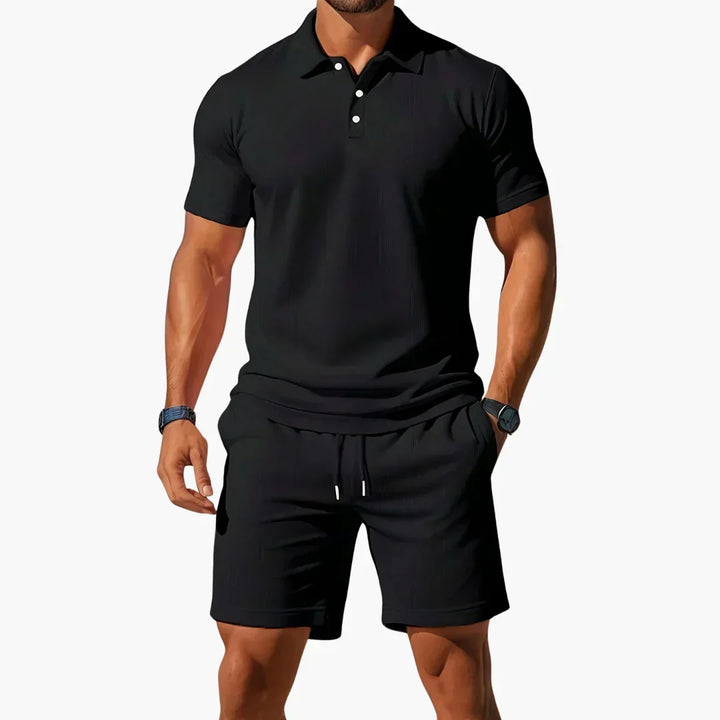 Justin | Premium Summer Polo &amp; Shorts Set