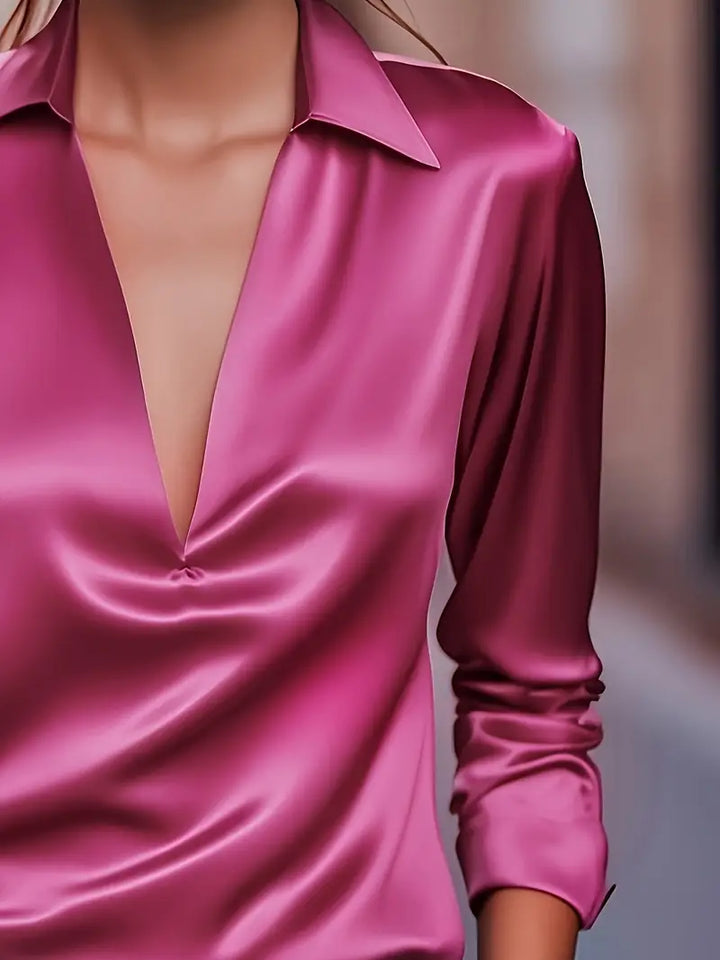 Eva | Premium V-Neck Blouse