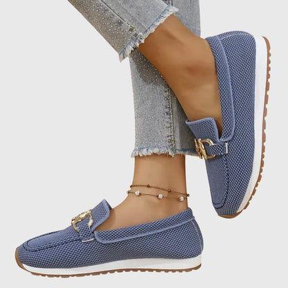 Women's Cushioned Slip On Walking Loafer Sneakers