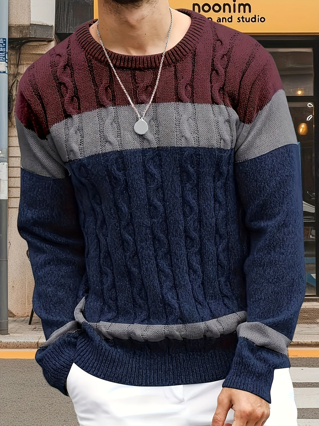 Spencer | Classic Cable-Knit Pullover