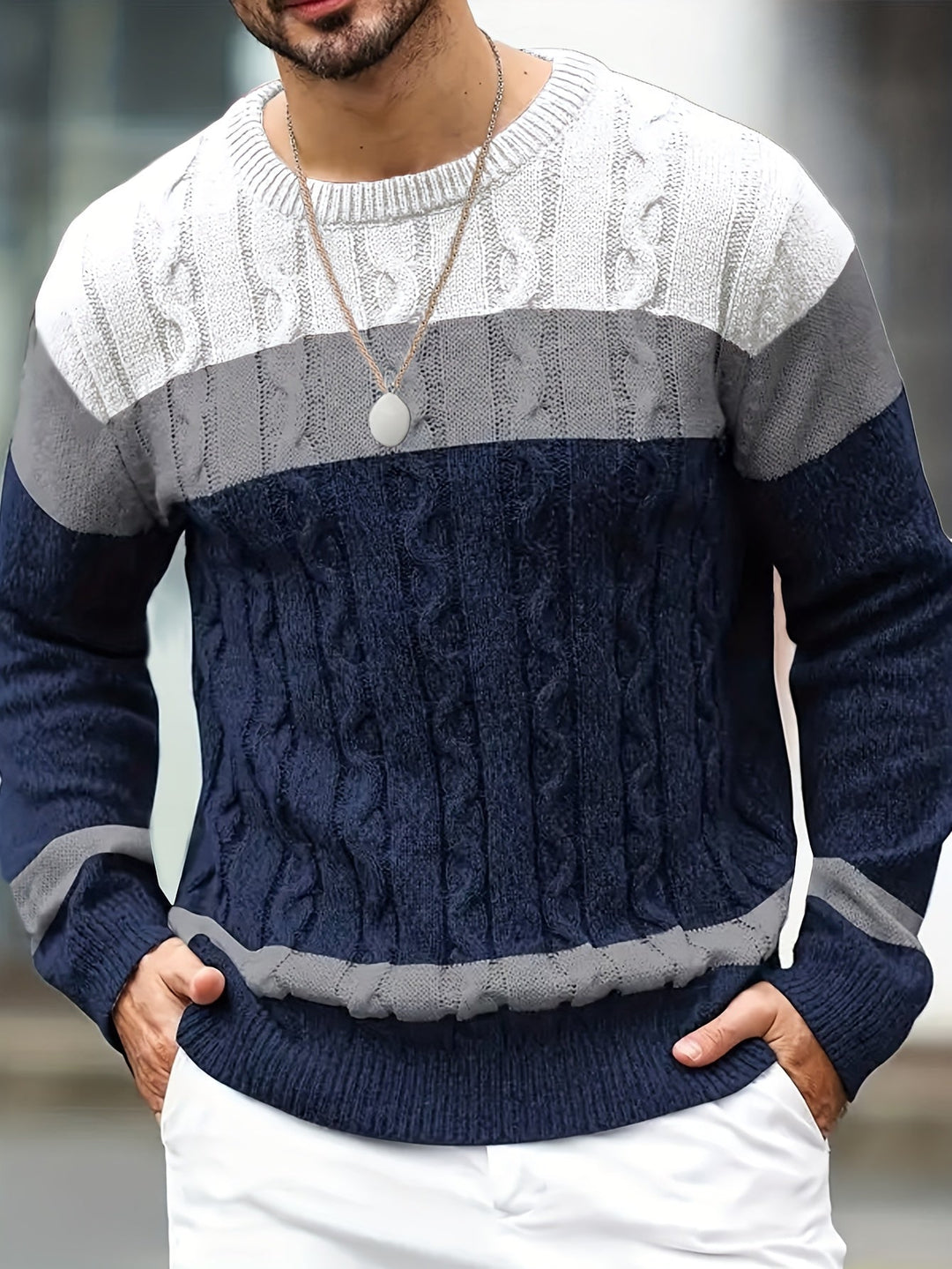 Spencer | Classic Cable-Knit Pullover