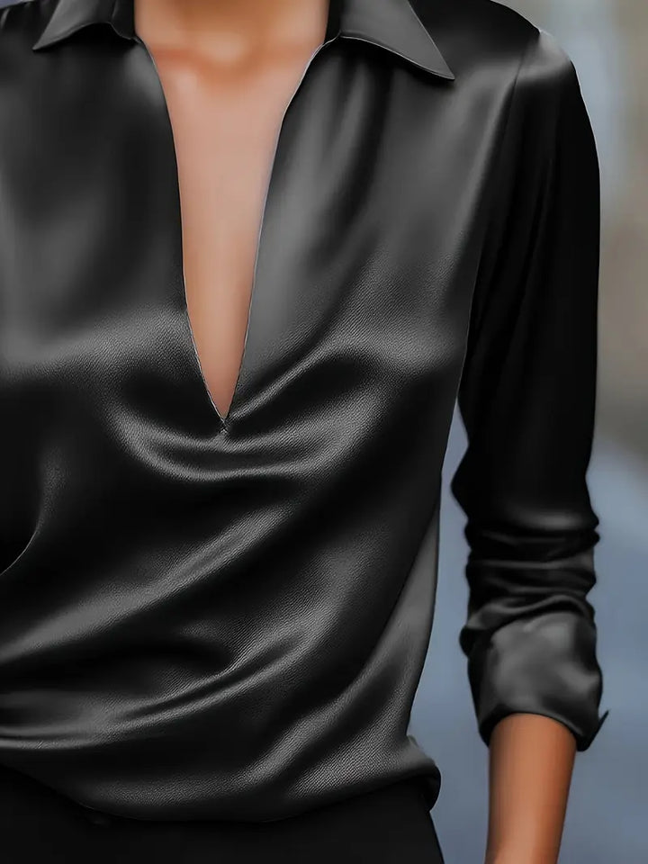 Eva | Premium V-Neck Blouse
