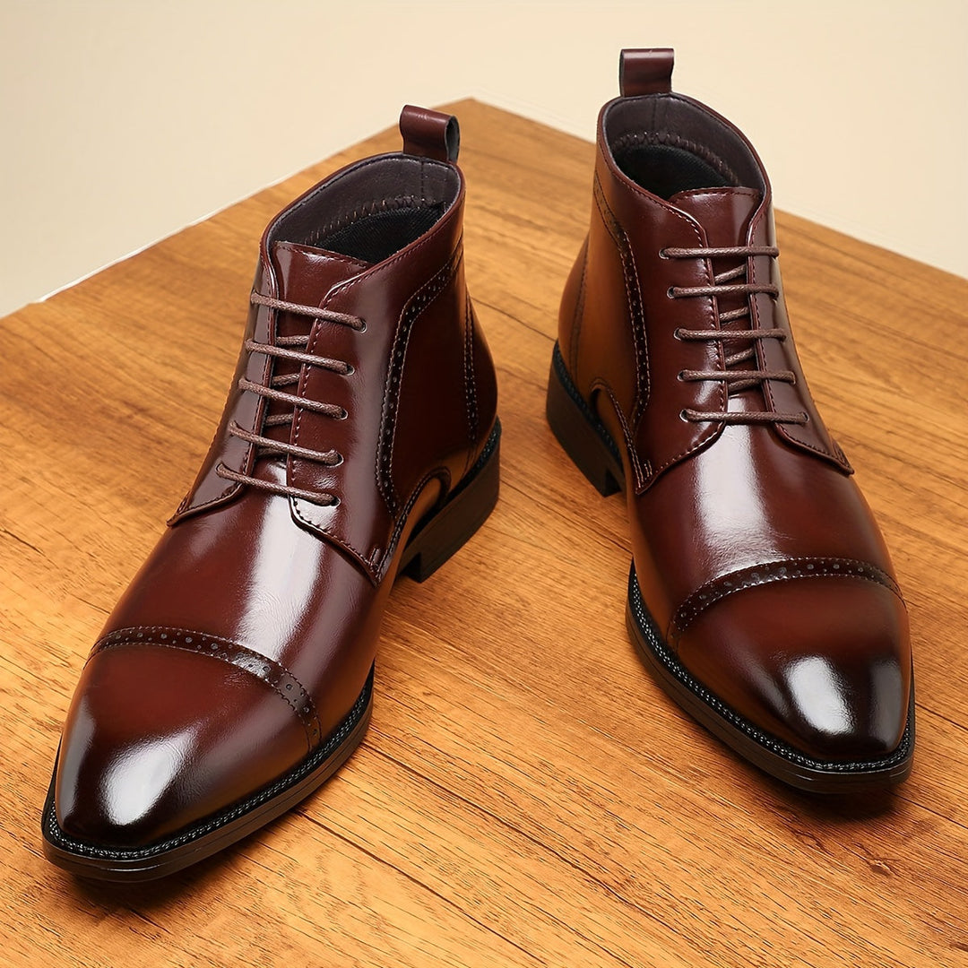 Jimmie | Refined Cap-Toe Ankle Boots