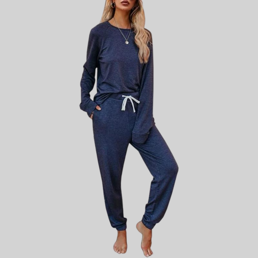 Leanna | Casual Long Sleeve Sweatsuit Set
