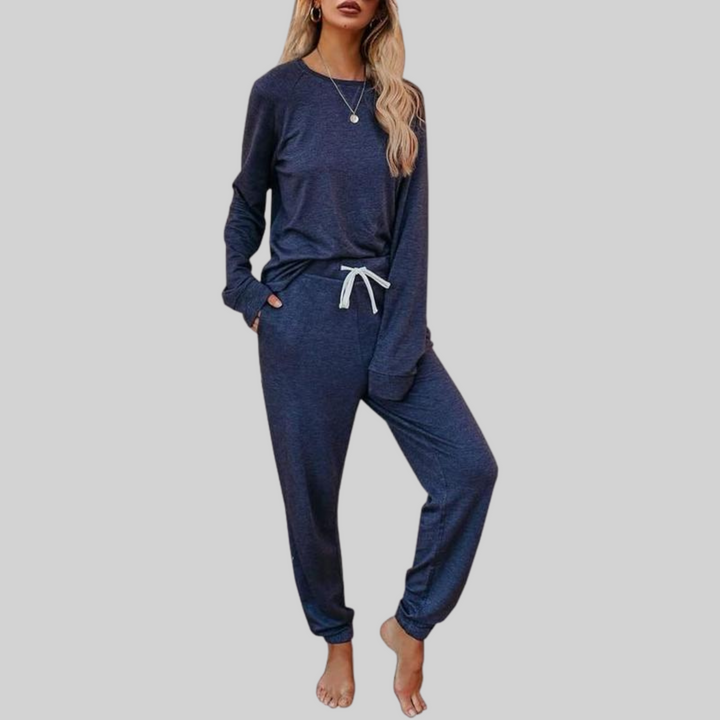 Leanna | Casual Long Sleeve Sweatsuit Set