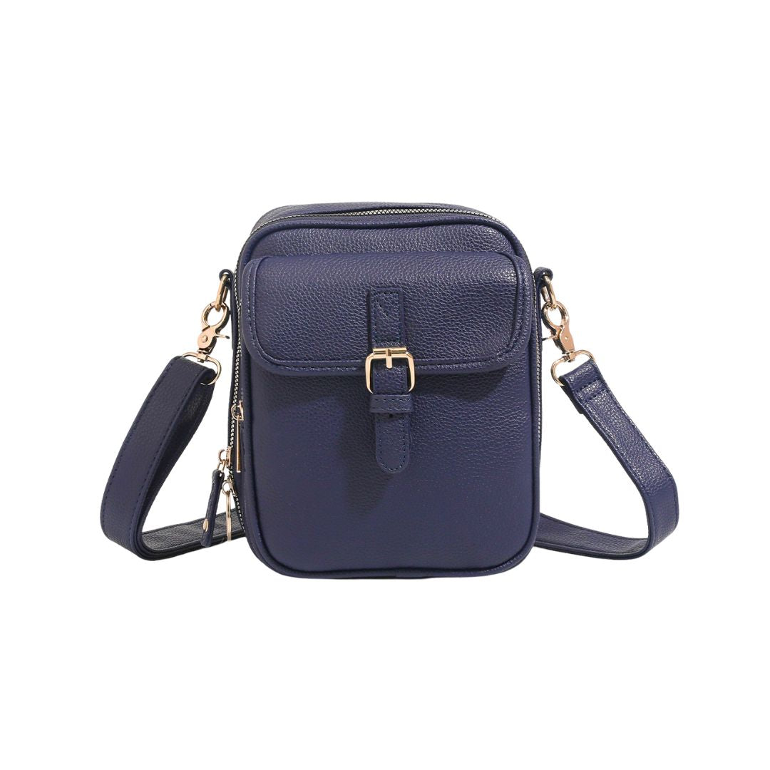 Women's Built-In Wallet Shoulder Bag