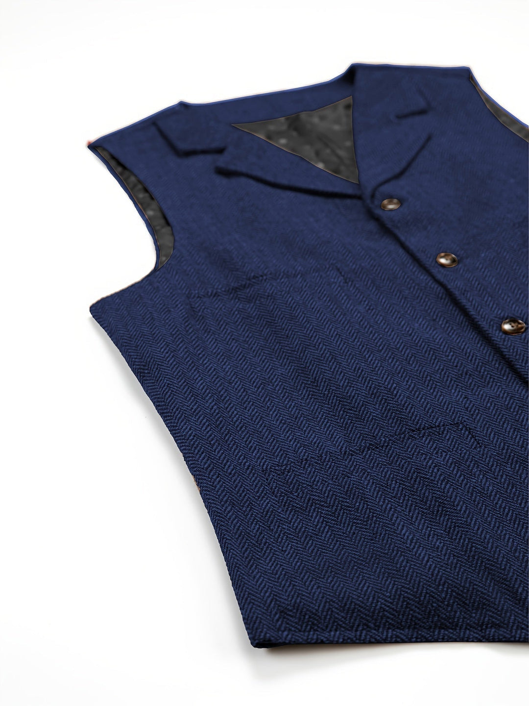 Miles | Heritage Herringbone Vest