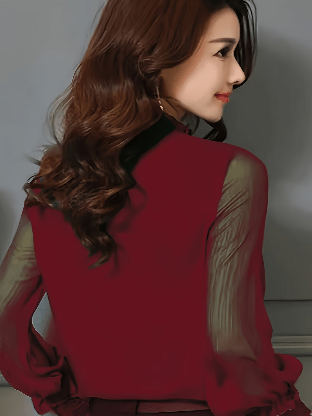 Ethel | Stand-Collar Blouse