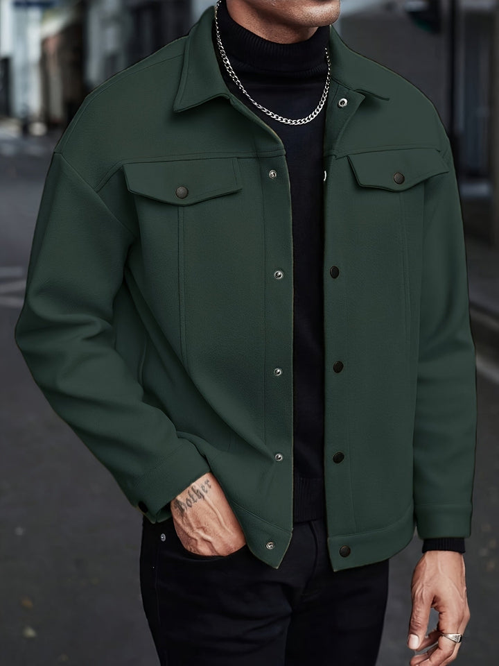 Darryl | Modern Snap-Button Jacket