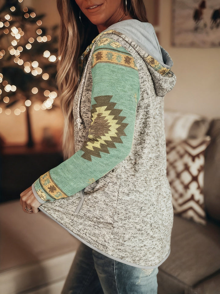 Cristina | Western-Inspired Hooded Sweatshirt