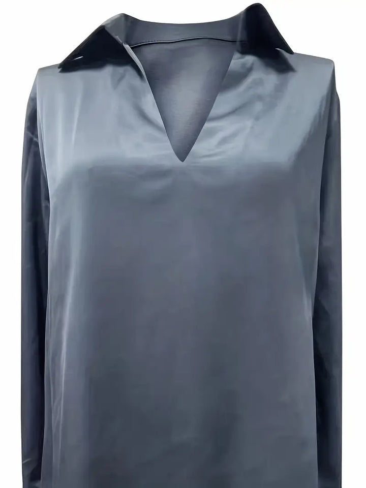 Eva | Premium V-Neck Blouse