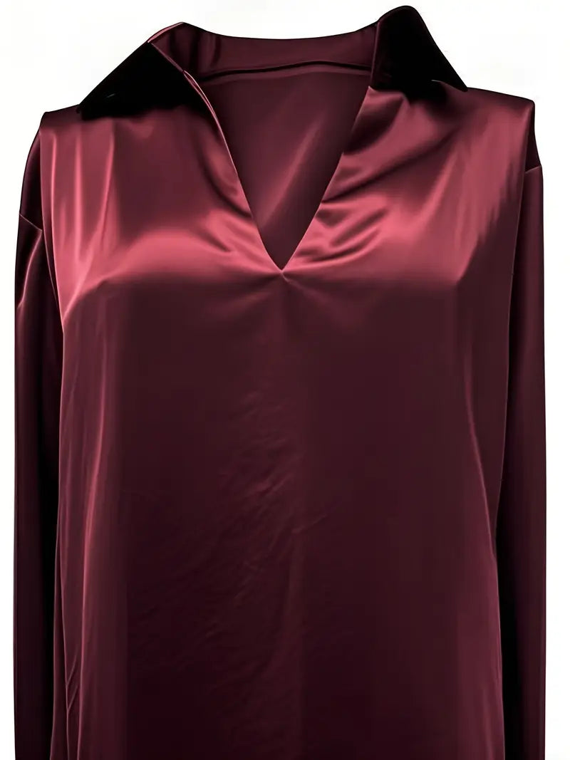 Eva | Premium V-Neck Blouse