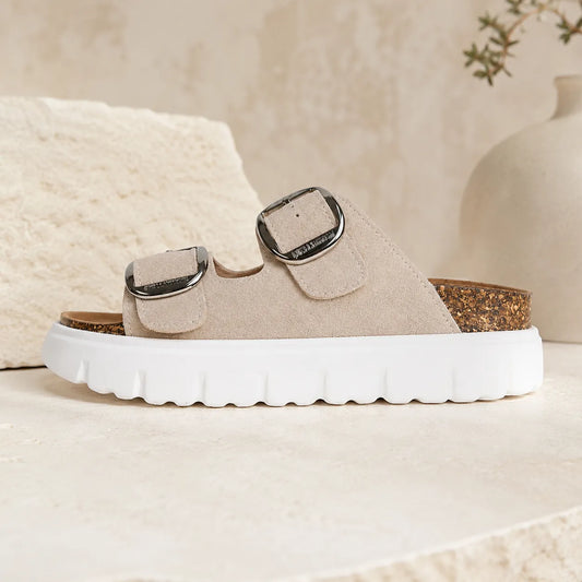 Serena in Beige-Platform